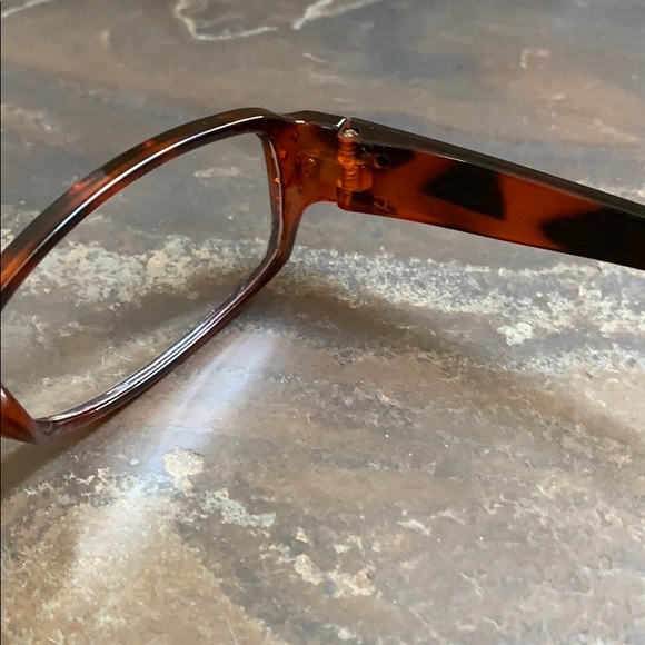 Tortoise Frames W/ Pink Crystal Bling Readers 2.50 - Picture 10 of 11